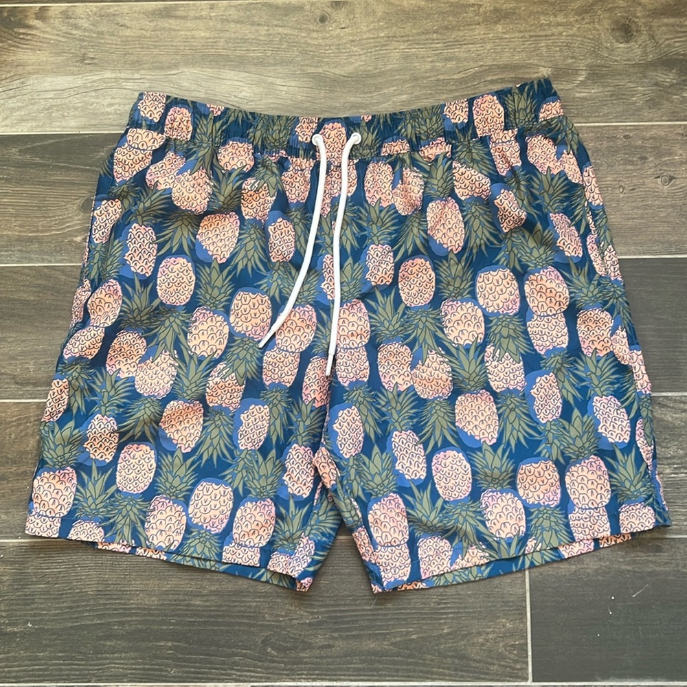 Men’s Pineapple Swim Trunks